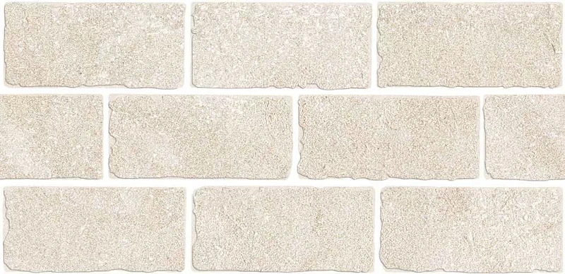 Бордюр Kerama Marazzi BR022T Роверелла бежевый светлый мозаичный 14.7х34.5 - фото 1