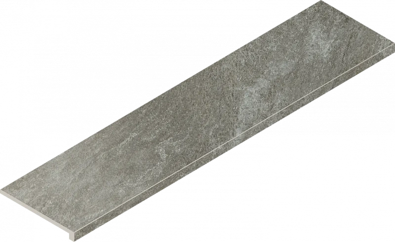 Ступень Италон Магма Фог угловая правая 620070002983 серый 33x120 - фото 1