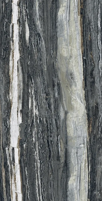 Керамогранит Креанза SH1002-G Brazzilian Black Shape+Glue Art 60x120 черный - фото 1