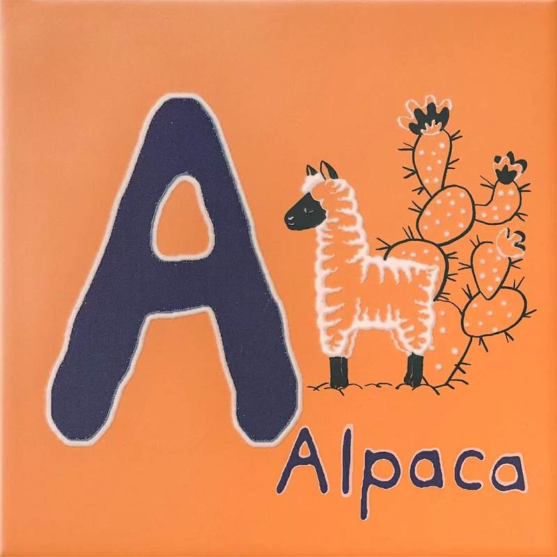 Декор Kerama Marazzi OS\A228\5187 Зоопарк A матовый 20x20 - фото 1