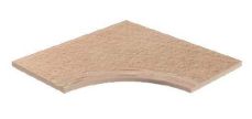 Atlas Concorde Cliff Bianco Bordo Curvilineo Svasato Round 60x60 LASTRA 20mm