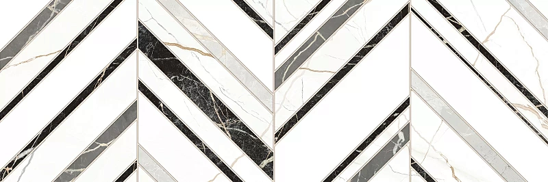 Керамическая плитка Delacora Богема WT15BHM55R белый 24.6x74 - фото 1