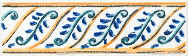 Бордюр Kerama Marazzi Капри майолика 3x9.8 STG\A493\1146H - фото 1