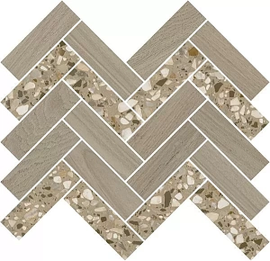 Мозаика Kerama Marazzi T042\SG5269 Монтиони мозаичный коричневый светлый 34х35.5 - фото 2