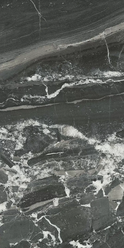 Керамическая плитка Kerama Marazzi Venezia Риальто чёрный глянцевый обрезной 40х80 - фото 7