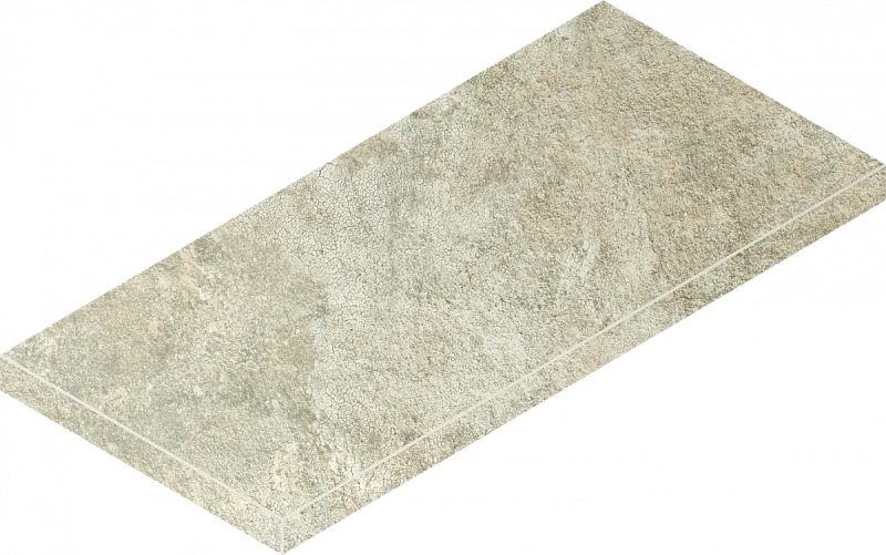 Ступень Италон Магма Минерал Грип угловая левая 620070002971 бежевый 33x60 - фото 1