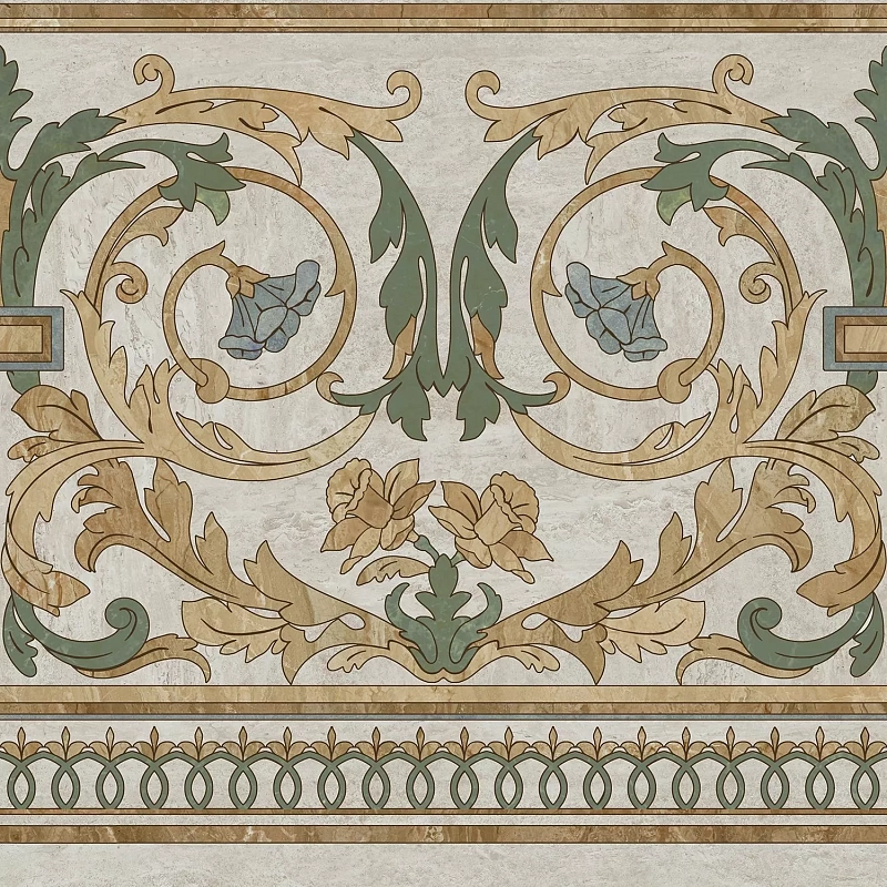 Декор Kerama Marazzi HGD\A517\SG606220RL Эвора продолжение угла глянцевый 60х60 - фото 1