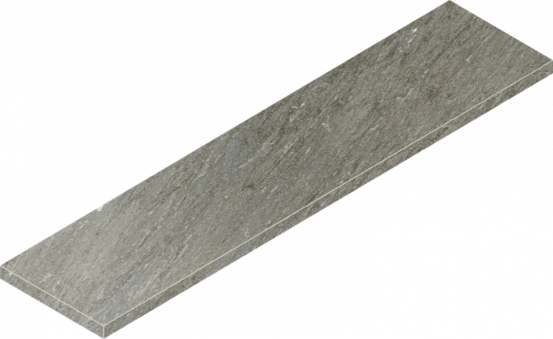 Ступень Италон Магма Фог угловая левая 620070002988 серый 33x120 - фото 1