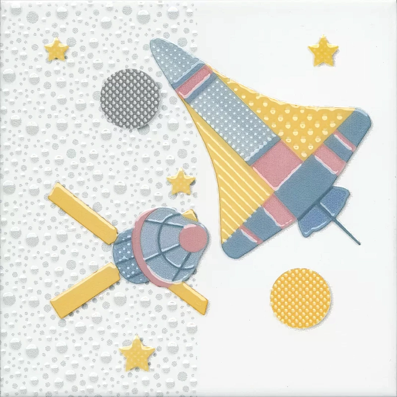 Декор Kerama Marazzi VT\A371\5009 Бон Вояж Шаттл 20x20 - фото 1