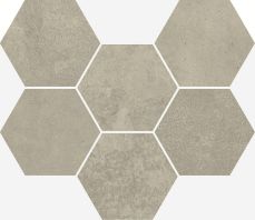 Greige Hexagon