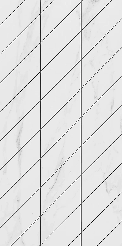 ФальшмозаикаEstima SM01 Ametis Supreme Platinum Corner Right 30x60 белый непол. - фото 1