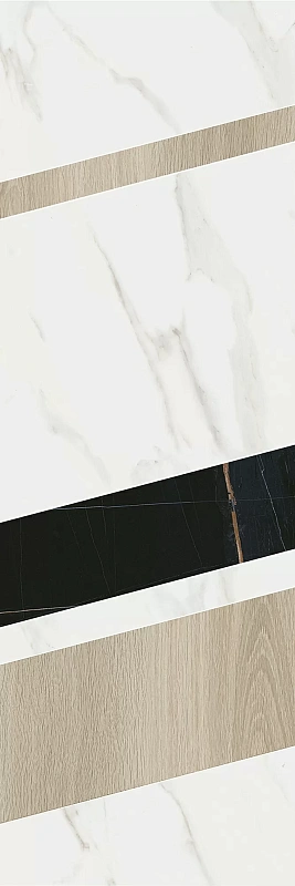 Декор Kerama Marazzi Бертран 1 микс 40x120 ID129 - фото 3