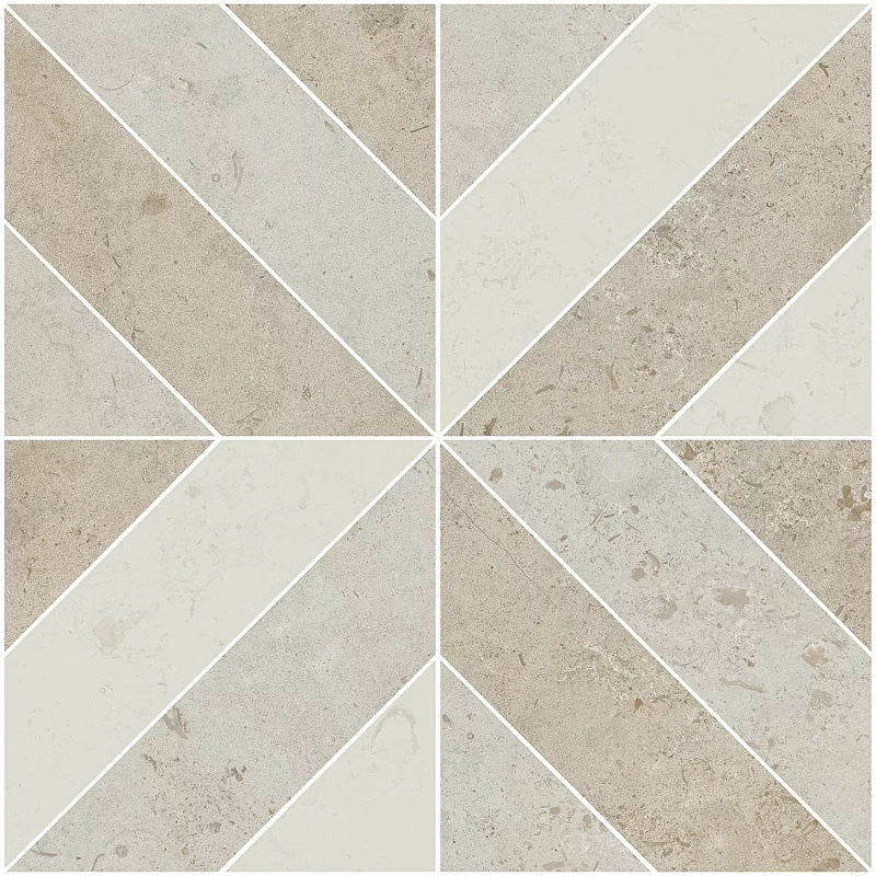 Декор Kerama Marazzi ID125T Про Лаймстоун бежевый матовый 60х60 - фото 5