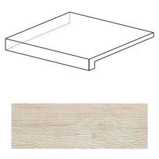 Ступень угловая левая Axi White Pine Scalino Angolare Sx ANL1 22.5x22.5