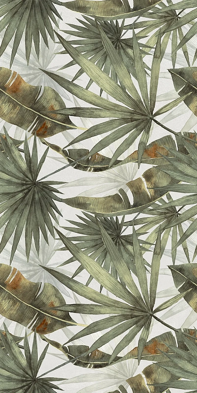 Декор Креанза GL1003-D Bierzo White Decor Glue Art 60x120 зеленый - фото 1