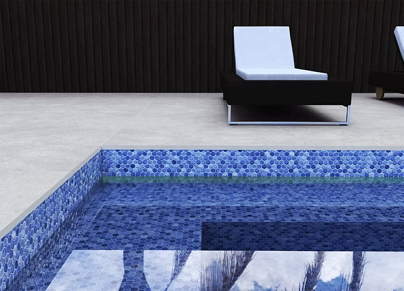 Керамогранит Persepolis Tile Jura Light Grey 72051 серый 60x120 - фото 8