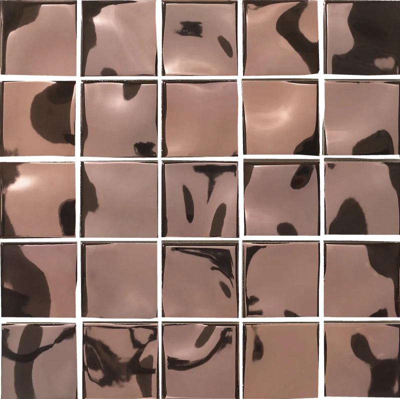 Мозаика Италон Магма Купрум Мэджик 600110001125 коричневый 30x30 - фото 1