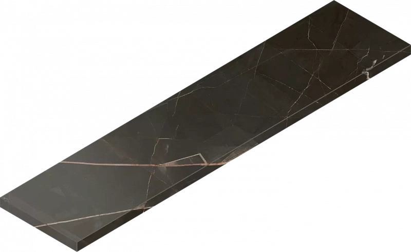 Ступень Италон Стелларис Абсолют Блэк угловая левая 620070002611 черный 33x120 - фото 1