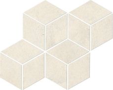 Raw White Mosaico Esagono 30x35