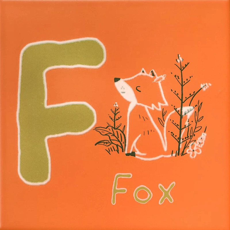 Декор Kerama Marazzi OS\A224\5108 Зоопарк F матовый 20x20 - фото 1