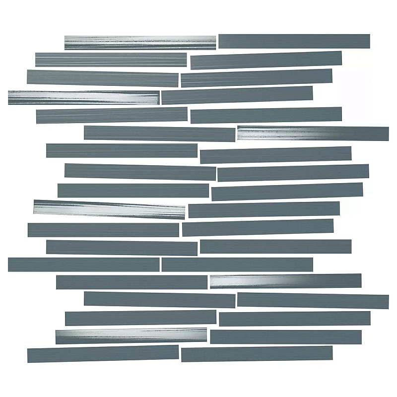 Мозаика Италон Element Silk Petrolio Strip 29,2x31,3 - фото 1