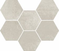 Expo White Mosaico Hexagon