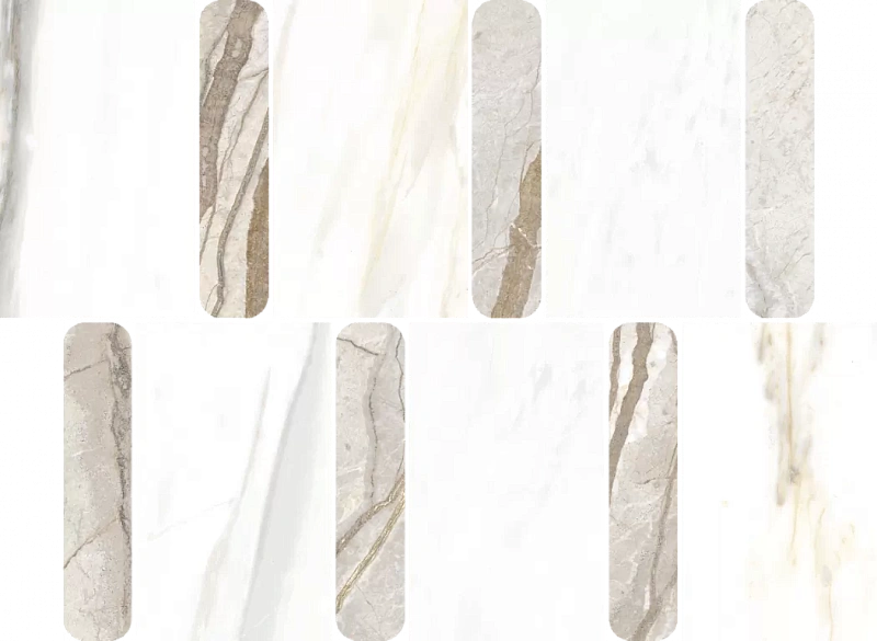 Мозаика Италон Stellaris Айвори Арган 26,9х36,8 - фото 1