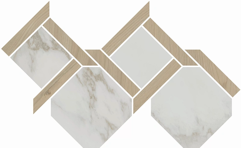 Декор Kerama Marazzi Venezia Монте Тиберио наборный лаппатированный 48х29,5 - фото 4