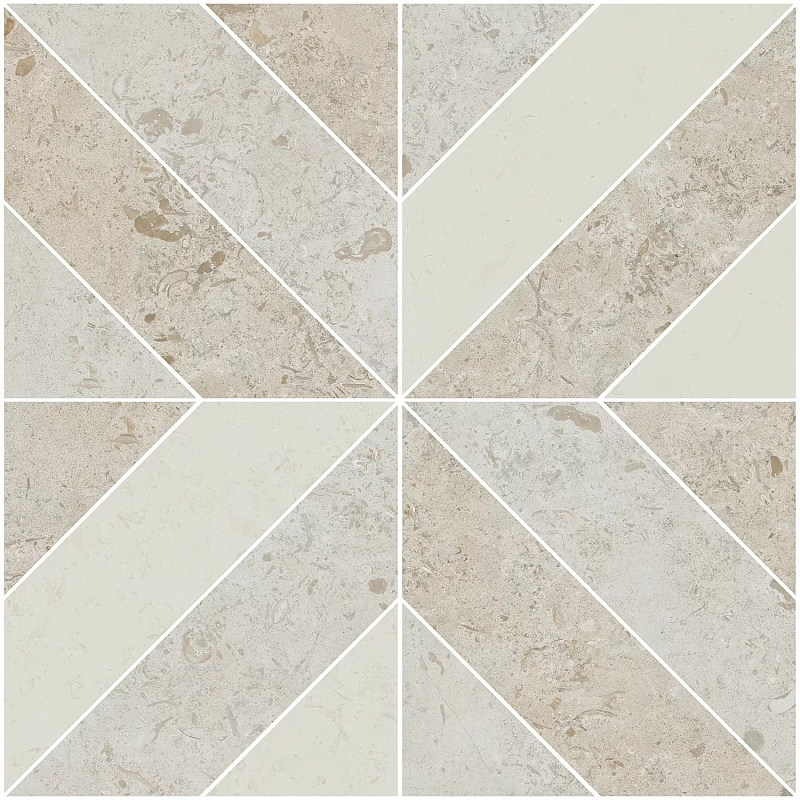 Декор Kerama Marazzi ID125T Про Лаймстоун бежевый матовый 60х60 - фото 4