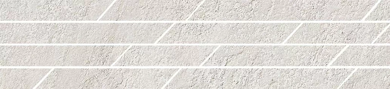 Бордюр Kerama Marazzi SG144\003T Гренель серый светлый мозаичный 9.8х46.8 - фото 1