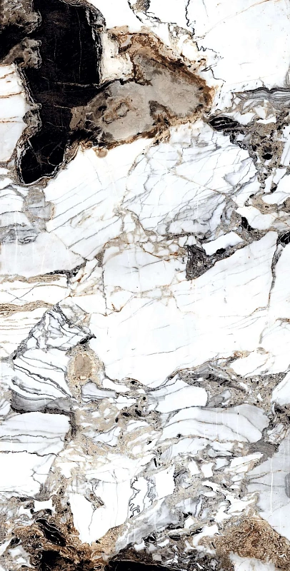 Керамогранит Аркадия Керамика HG2002-A Grande Crystal High Gloss 60x120 белый - фото 1