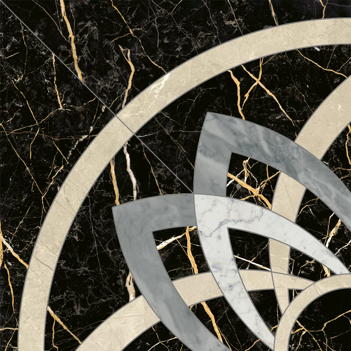 Декор Италон Шарм Экстра Лоран Розон Анголо 60x60 люкс - фото 1