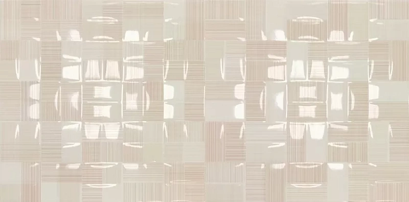 Керамическая плитка AltaCera Blik Crema Twist Beige WT9TWS11 бежевый 24.9x50 - фото 1