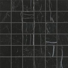 Мозаика Roma Diamond Nero Reale Macromosaico 30x30