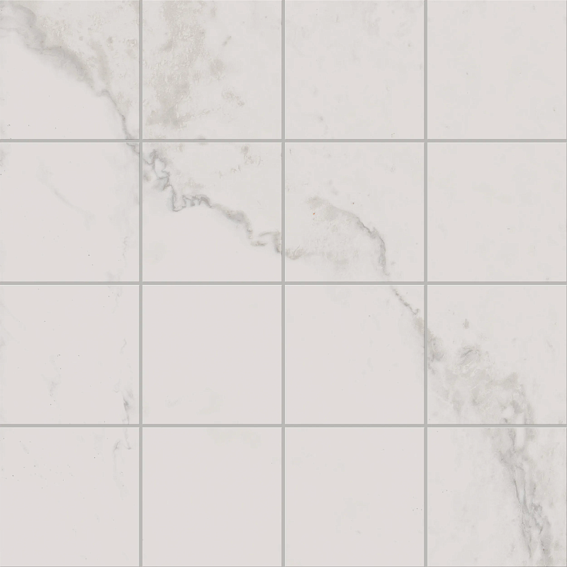 Фальшмозаика Estima MO01 Melody White Grids FalseMosaic/MO01_NS/39,8x39,8x8/Grids/ белый 39.8x39.8 - фото 1