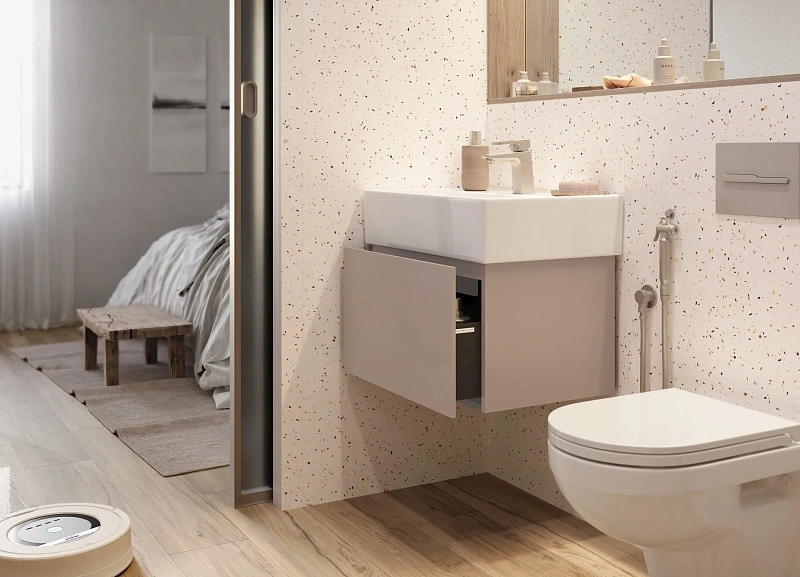 Подступенок Керранова Vetro White K-340/MR/pst01/148х1200x10 белый - фото 5