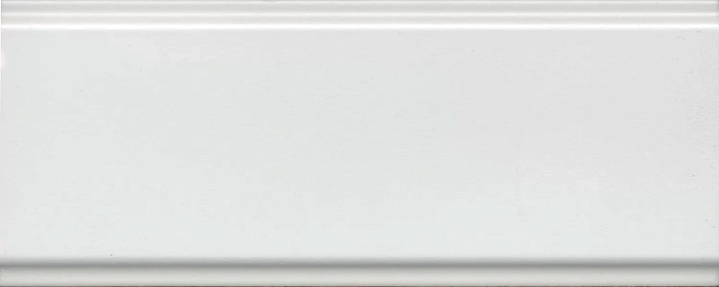 Бордюр Kerama Marazzi Магнолия белый матовый обрезной 12x30 BDA022R - фото 1