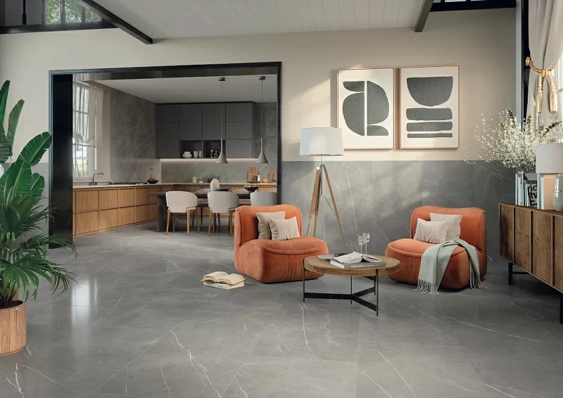 Керамогранит Atlas Concorde 610015000656 Forte dei Marmi Panda White Rett Cer 60x120 - фото 13