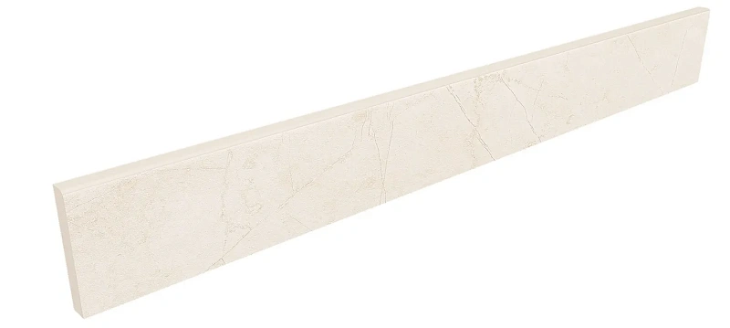 Плинтус Estima MA00 Ametis Marmulla Ivory 7x60 белый непол. - фото 1