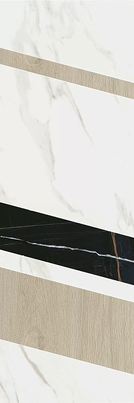 Декор Kerama Marazzi Бертран 2 микс 40x120 ID130 - фото 3