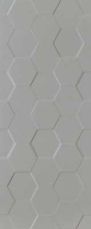 TUBADZIN Elementary grey hex настенная плитка 29,8x74,8