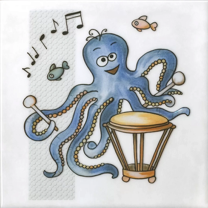 Декор Kerama Marazzi VT\A485\5232 Симфония 6 глянцевый 20x20 - фото 1