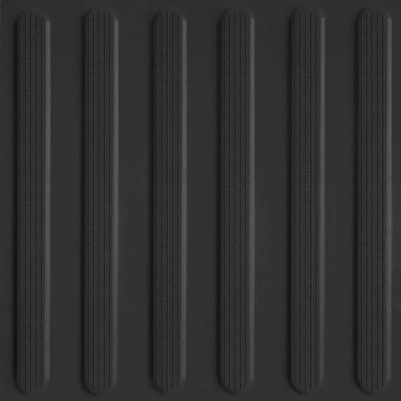 Керамогранит Estima ANL110 Avenue Lines Black линии Тактильный рект. 30x30 черный - фото 1