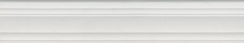 Бордюр Kerama Marazzi Синтра Багет белый матовый обрезной 7.3x40 BLF008R - фото 1