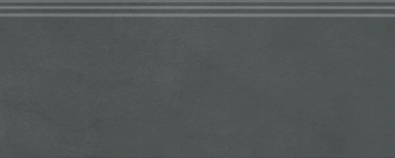Плинтус Kerama Marazzi FMF020R Чементо антрацит матовый обрезной 12x30 - фото 1