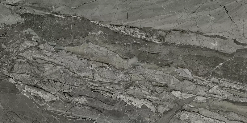 Керамогранит LCM Минерал Графит 60120INL25P серый 60x120 - фото 1