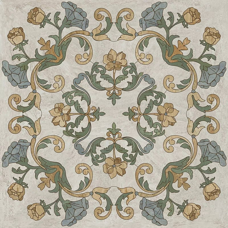 Декор Kerama Marazzi Эвора центр глянцевый 60x60 HGD\A518\SG6062RL - фото 1