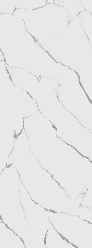 Керамогранит Kerama Marazzi SL1232G0032R6 Статуарио белый лаппатированный обрезной 119.5x320 - фото 1