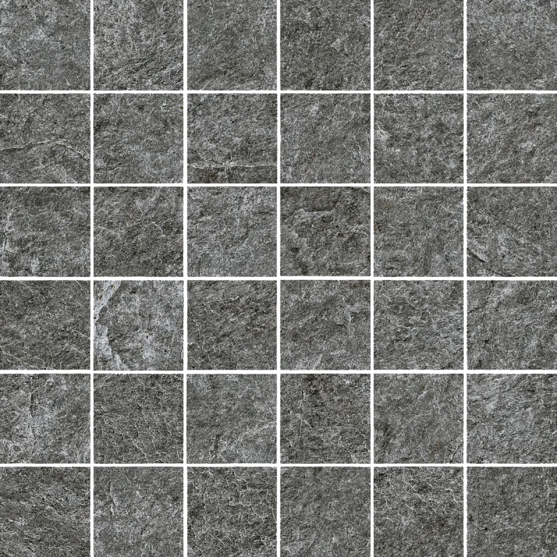 Мозаика Италон Магма Графит 610110001371 серый 30x30 - фото 1