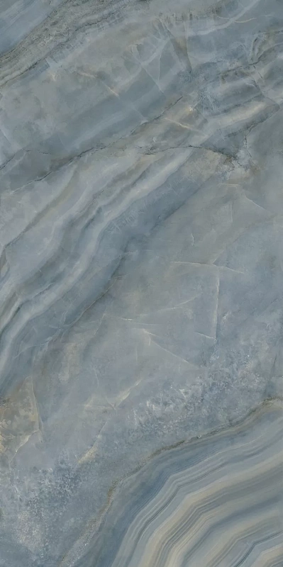 Керамогранит Kerama Marazzi SG597622R Ониче голубой лаппатированный обрезной 119.5x238.5 - фото 1